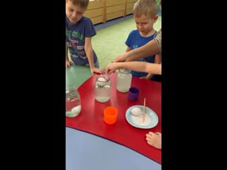 Частный молодые сад фунтик балашиха 4 группа эксперимент «научи яйцо плавать»