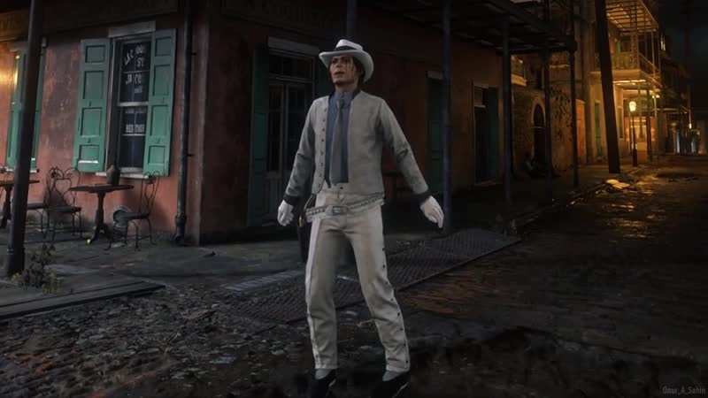 Игрок воссоздал в red dead online майкла джексона и станцевал на разных локациях