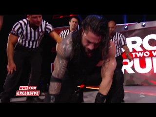 Roman reigns recovers after raw goes off the air׃ raw fallout, jan 16, 2017