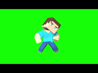 Minecraft steve dancing green screen dabs, fornite emotes, belly dancing ( 720 x 1280 ) mp4