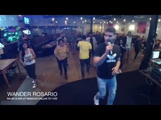 Begginers salsa lesson at maracas with wander rosario 11/03 (1/3)