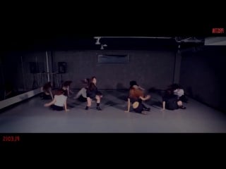 Mirrored [dance practice] pristin black widow