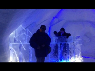 Video the snow village in murmansk