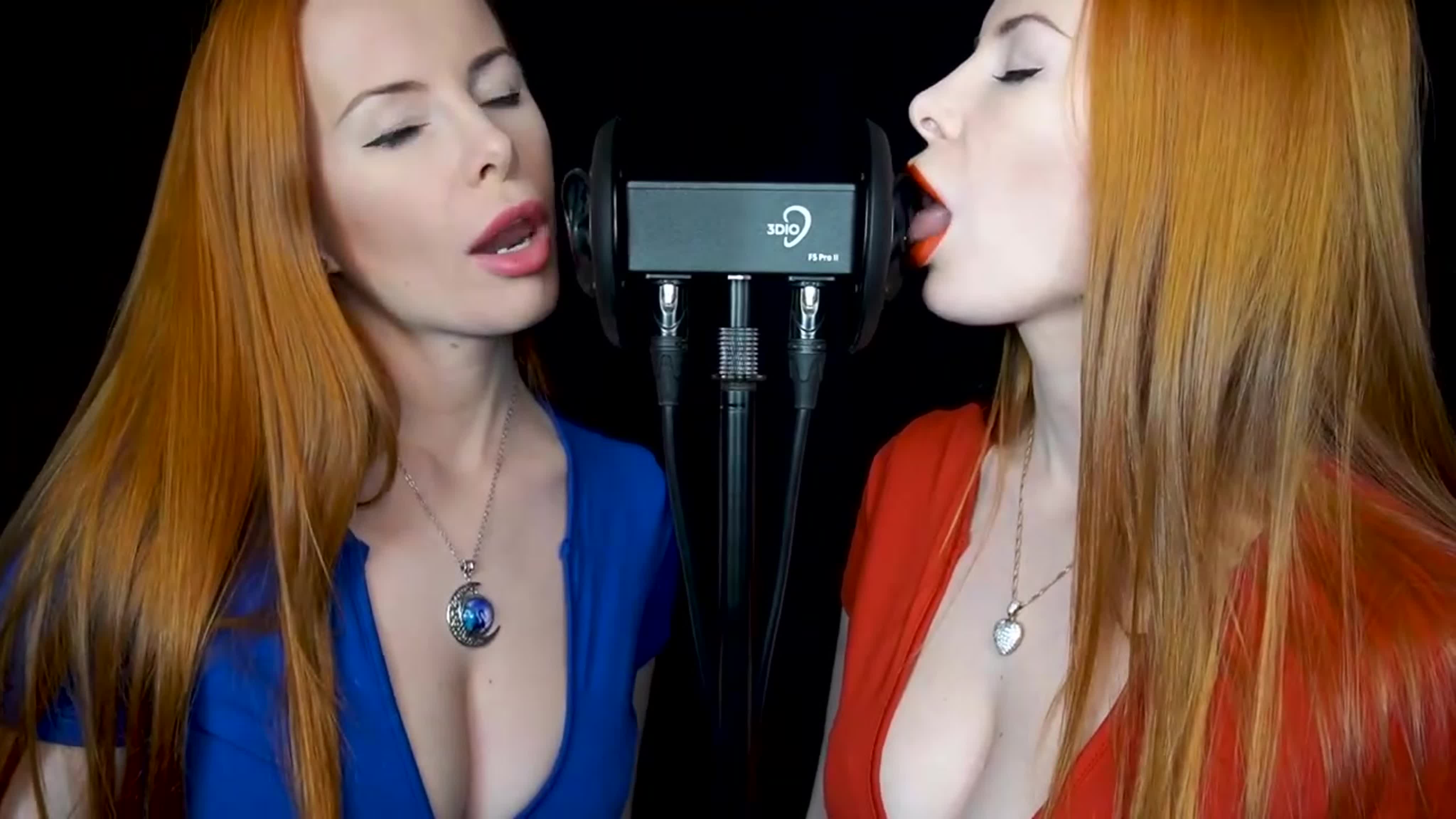 Asmr ❤️ twin ear licking | asmr 18+