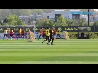 Nuri sahin ist beim #bvb wieder ins lauftraining eingestiegen