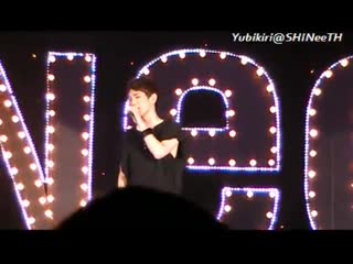101122 shinee thailand fan party key take a bow