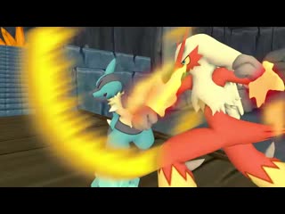 [porn battle!] lucario vs blaziken (pokemon battle) | dbx