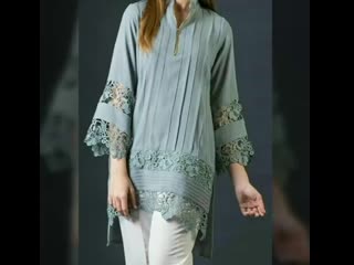 Latest pakistani style short kurti collection 2019 simple daily wear suit designs(360p) mp4