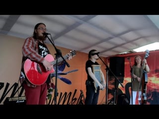 Проект "арт мосты" г устюжна концерт группы "коромысло" (карелия) 28 июля 2017