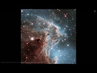 Снимки космоса раскрашивают палитра hubble space t