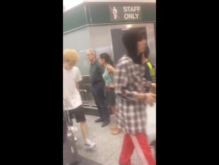 150831 milano malpensa airport topp dogg fancam