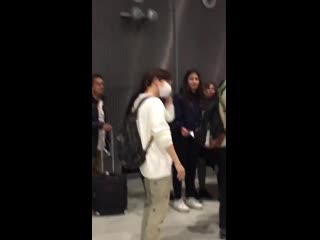 190402 suho arrival @ cdg airport in paris a whole 219 of junmyeon being an angel