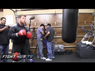 Canelo alvarez vs james kirkland full video canelos complete boxing workout