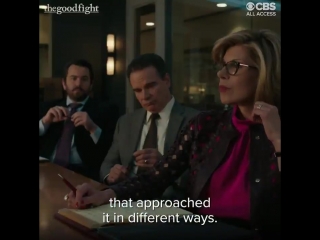 Thegoodfight doesnt shy away from addressing the biggest
