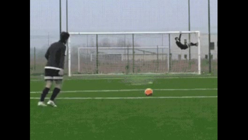 Восьмёрка учитывая висящего, пинающего зрение подводит