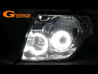 For mitsubishi pajero 2006 2007 2008 2009 2010 2012 2013 2014 2015 2016 excellent ultra bright smd led angel eyes kit drl