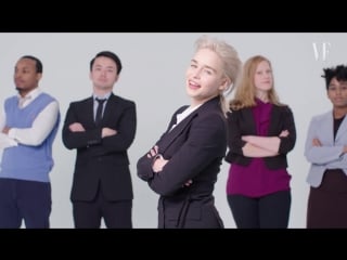 Emilia clarke re creates stock photos | vanity fair