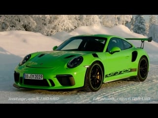New #porsche 911 #gt3 #rs mk ii on snow in finland
