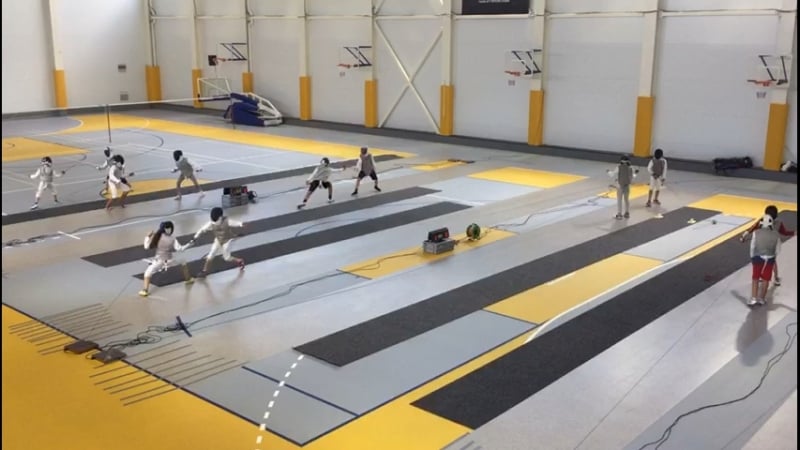 Фехтование в сок «ромашка»!