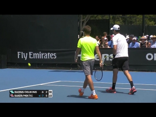 Bagnis delbonis v baker mektic match highlights (1r) australian open 2017