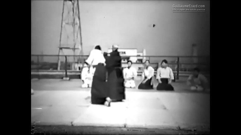 Morihei ueshiba rare aikido demonstration (1957)