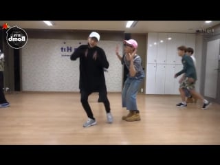 Mirrored [dance practice] bts baepsae (silver spoon, crow tit)