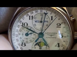 Longines master collection l2 673 4 moonphase chronograph complete calendar