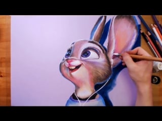 Zootopia, judy hopps speed drawing by drawholic