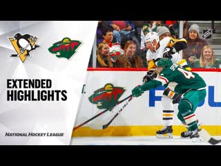 Pittsburgh penguins vs minnesota wild oct 12, 2019 highlights hd