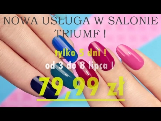 Kraków salon urody triumf manicure tytanowy promocja !!