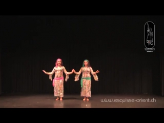 Elena fontana & nadeshda senften esquisse d'orient bellydance competition 2014