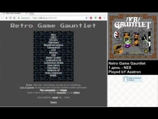 Rgg #1 (1 day nes, super nes) played by azatron