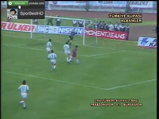 Türkiye kupası trabzonspor bursaspor 1992 hakan şükür #9