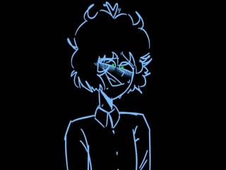 Голубоволосый уёбок запер персиковолосую девочку в подвале и разговаривает с ней