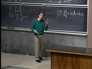 Lec 18 mit linear algebra, spring 2005