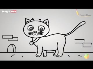 How to draw a cute cat easy step by step cartoon art drawing lesson tutorial for porn beginners