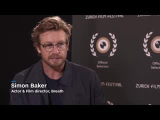 Simon baker on his directorial debut and swiss connection