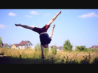 Sls стойка на одной руке школа турника 74