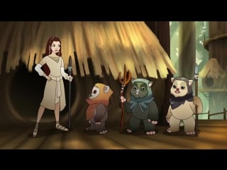 Star wars forces of destiny ewok escape