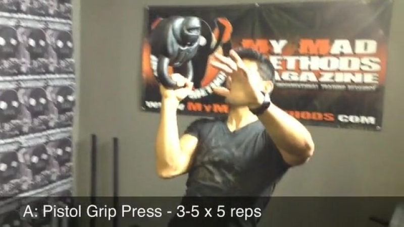 Джаггернаут тренироа с гирями #1