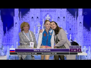 World figure skating championships milano 2018 maria sotskova sp 21 march 2018