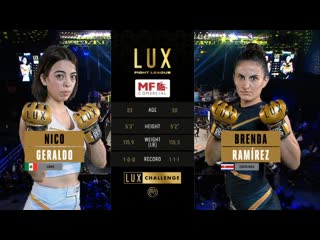 Brenda ramirez vs nicole geraldo (lux challenge 016)