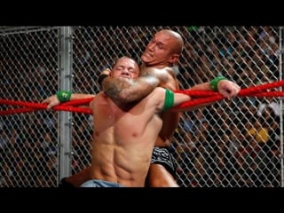 (wwe mania) hell in a cell 2009 john cena(c) vs randy orton wwe championship ( hrll in a cell match)