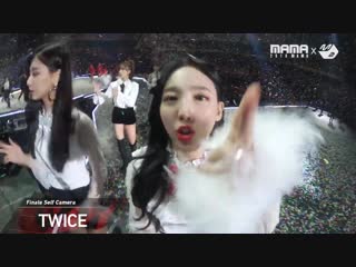 [2018mama x m2] 트와이스(twice) ending finale self camera in japan