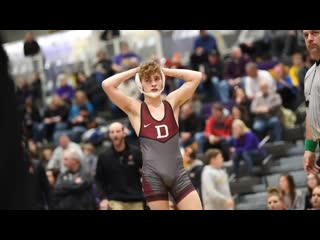 120lbs eric gilge (dowling catholic) dec carter drake (carroll)