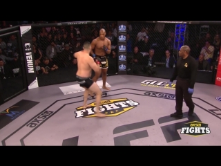 Drew chatman gets dq’d after flipping off ko’d opponent’s back