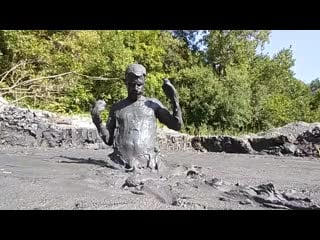 Mud clay volcano bath грязевой вулкан грязевые ванны 3