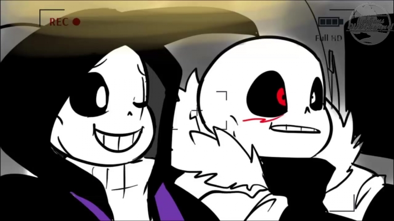 Будни эпика и кросса undertale short animatic by jakei rus dub by