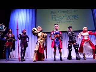 Fate grand order fes2018 cosplay showcase 3rd anniversary