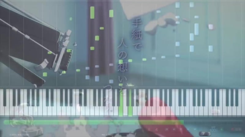 【fullpiano+mad】ヴァイオレット・エヴァーガーデン violet evergarden op sincerely in piano cover